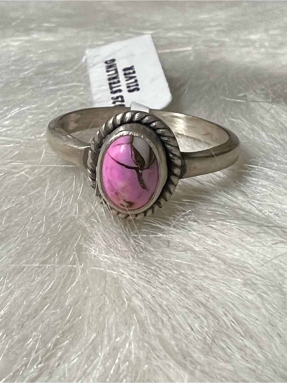Sterling Silver Pink cotton candy